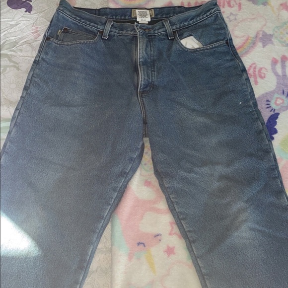 Ll Bean Fleece Lined Pants 34x29 Fits 